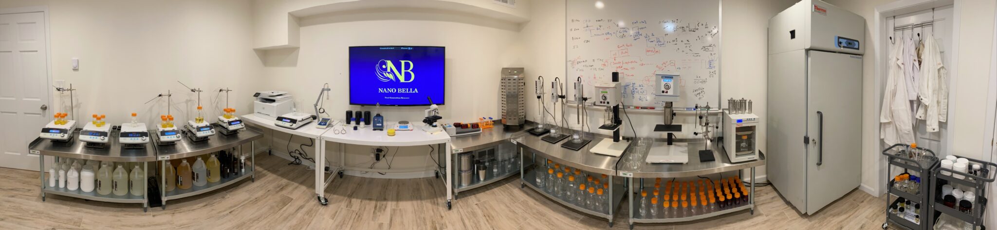 a pharmaceutical grade lab for producing CBG and CBD products