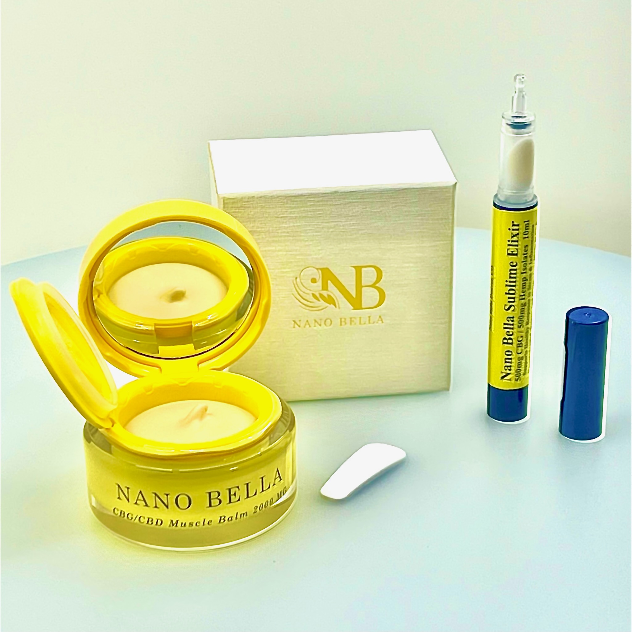 nano bella's cog products. Our mission is to find effective pain, stress, sleep solutions